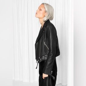 & Other Stories Leather Jacket